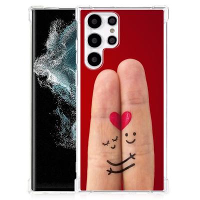 Samsung Galaxy S22 Ultra Anti Shock Bumper Case Liefde - Origineel Romantisch Cadeau Samsung Galaxy S22 Ultra Anti Shock Bumper Case Liefde - Origineel Romantisch Cadeau