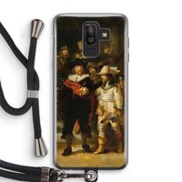 De Nachtwacht: Samsung Galaxy J8 (2018) Transparant Hoesje met koord