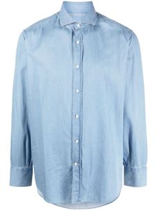 Brunello Cucinelli chemise en jean - Bleu