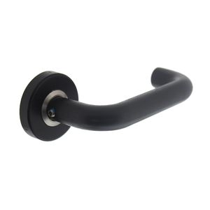 Intersteel Deurklink Bern op rozet mat zwart