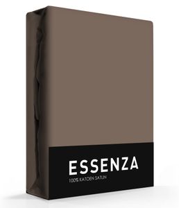 Essenza Hoeslaken Satijn Cafe Noir-1-persoons (90x200 cm)
