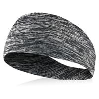 Absorberende fietsen yoga sport zweet hoofdband mannen zweetband voor mannen en vrouwen yoga haar bands hoofd zweet bands sport veiligheid (lichtgrijs