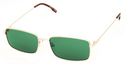 Kost zonnebril 21 037 unisex rechthoekig goud/groen Kost zonnebril 21 037 unisex rechthoekig goud/groen