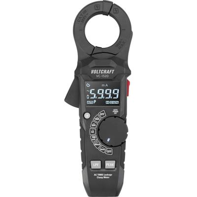 VOLTCRAFT VC-1320 Stroomtang Kalibratie (ISO) Digitaal Weergave (counts): 6000