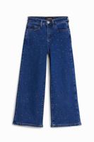 Lange jeans met stippen - BLUE - 11/12