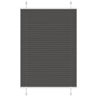 VidaXL Plissé rolgordijn 95x100 cm stofbreedte 94,4 cm polyester zwart