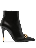 TOM FORD bottines à détail de chaîne - Noir