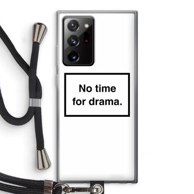 No drama: Samsung Galaxy Note 20 Ultra / Note 20 Ultra 5G Transparant Hoesje met koord