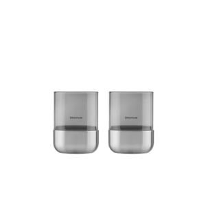 Blomus Calma Windlicht RVS smoke xs 2 stuks