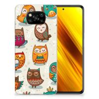 Xiaomi Poco X3 | Poco X3 Pro | TPU Hoesje | Vrolijke Uilen