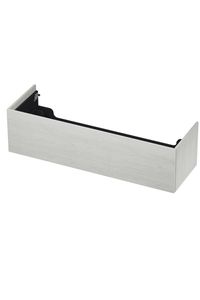 INK wastafelonderkast 1 lade greeploos push to open hout decor 140x45x38cm, krijt wit