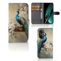 Telefoonhoesje | Met pasjeshouder | voor OnePlus Nord CE 3 Vintage Pauwen