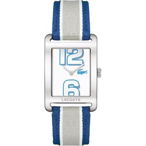 Horlogeband Lacoste 2000693 / LC-51-3-14-2261 Leder Blauw 20mm