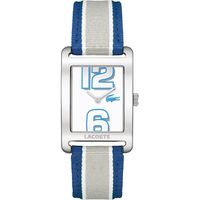 Horlogeband Lacoste 2000693 / LC-51-3-14-2261 Leder Blauw 20mm