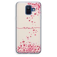 Hartjes en kusjes: Samsung Galaxy A6 (2018) Transparant Hoesje