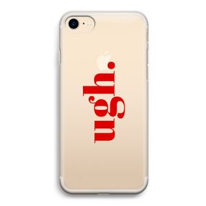 Ugh: iPhone 7 Transparant Hoesje