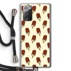 Yummy: Samsung Galaxy Note 20 / Note 20 5G Transparant Hoesje met koord