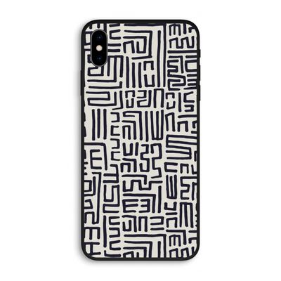 Moroccan Print: iPhone XS Max Biologisch afbreekbaar hoesje