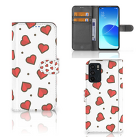 OPPO Reno6 5G Telefoon Hoesje Hearts