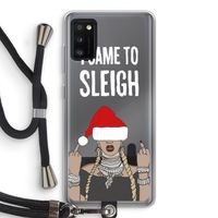 Came To Sleigh: Samsung Galaxy A41 Transparant Hoesje met koord
