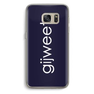 Gijweet: Samsung Galaxy S7 Transparant Hoesje