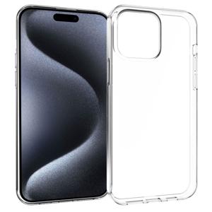 Accezz Clear Backcover iPhone 15 Pro Max Telefoonhoesje Transparant