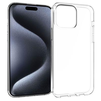 AccezzClear Backcover iPhone 15 Pro Max Telefoonhoesje Transparant