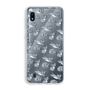 Poezen: Samsung Galaxy A10 Transparant Hoesje