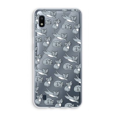 Poezen: Samsung Galaxy A10 Transparant Hoesje