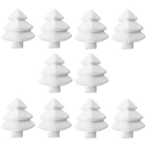 Piepschuim hobby vorm - 20x - kerstboom - 6 cm - DIY knutsel figuren - kerstfiguren