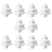 Piepschuim hobby vorm - 20x - kerstboom - 6 cm - DIY knutsel figuren - kerstfiguren