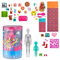 Mattel Colour Reveal Slaapfeestje pop & accessoires - thumbnail
