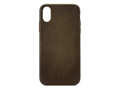 Senza Senza Desire Leather Cover Apple iPhone X/Xs Burned Olive
