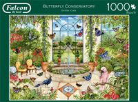 Falcon de luxe Butterfly Conservatory 1000 stukjes - thumbnail