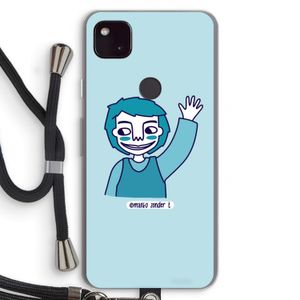 Zwaai: Pixel 4a 5G Transparant Hoesje met koord