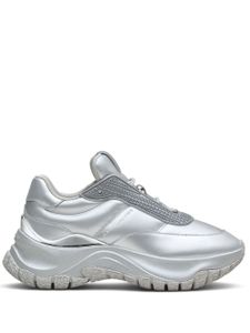 Marc Jacobs baskets The Metallic Lazy Runner - Argent