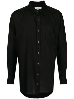 sulvam chemise à coutures contrastantes - Noir