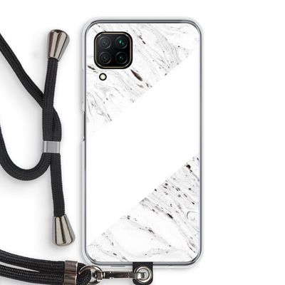 Biggest stripe: Huawei P40 Lite Transparant Hoesje met koord