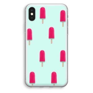 Waterijsje: iPhone XS Transparant Hoesje