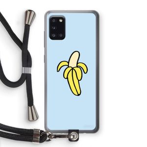 Banana: Samsung Galaxy A31 Transparant Hoesje met koord