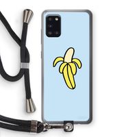 Banana: Samsung Galaxy A31 Transparant Hoesje met koord Banana: Samsung Galaxy A31 Transparant Hoesje met koord