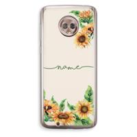 Zonnebloemen: Motorola Moto G6 Transparant Hoesje - thumbnail