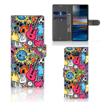 Sony Xperia 10 | Wallet Case | met Pasjes | Punk Rock