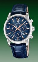 Horlogeband Jaguar J968.2 Leder Blauw - thumbnail