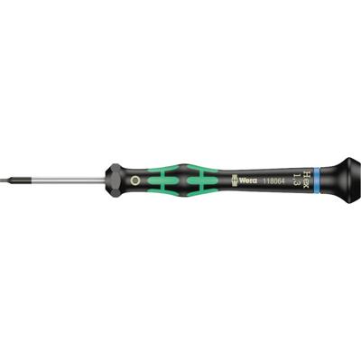Wera 2054 Elektronica en fijnmechanica Inbusschroevendraaier Sleutelbreedte (metrisch): 1.27 mm Sleutelbreedte (inch): 0.05 inch Koplengte: 40 mm Afmeting,