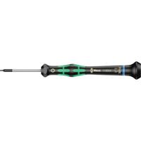 Wera 2054 Elektronica en fijnmechanica Inbusschroevendraaier Sleutelbreedte (metrisch): 1.27 mm Sleutelbreedte (inch): 0.05 inch Koplengte: 40 mm Afmeting,