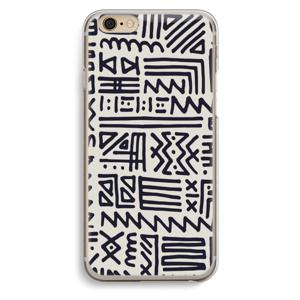 Marrakech print: iPhone 6 / 6S Transparant Hoesje