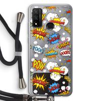 Pow Smack: Huawei P Smart (2020) Transparant Hoesje met koord