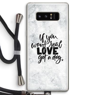 Partner in crime: Samsung Galaxy Note 8 Transparant Hoesje met koord