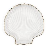 Riviera Maison - Beach Shell Decoration Plate - Transparant